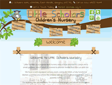 Tablet Screenshot of littlescholars.co.uk
